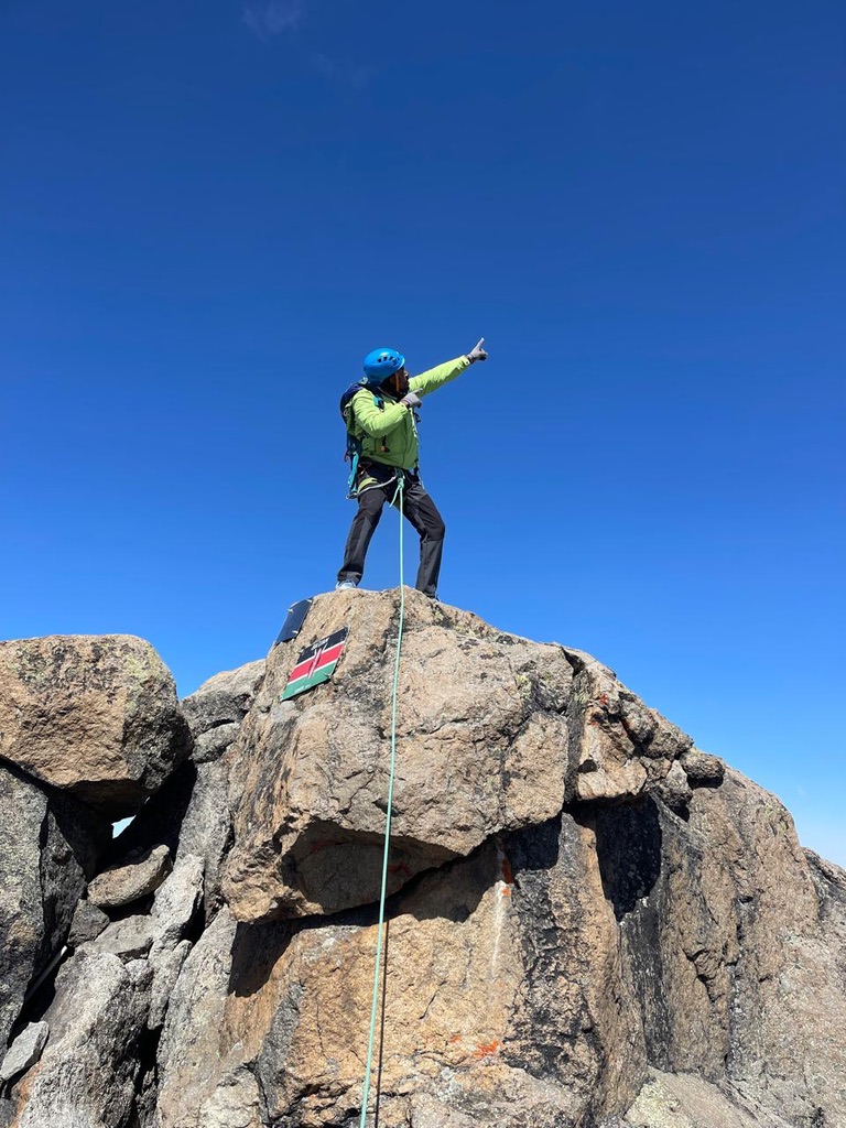 Batian Peak Moun t Kenya 5199m asl